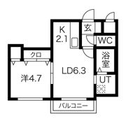 アヴェンタ平岸の間取り画像