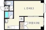 INOVE札幌南4条の間取り画像