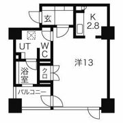 プライムメゾン鴨々川の間取り画像