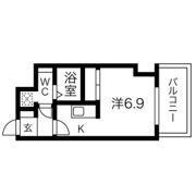 アストリア北大前の間取り画像