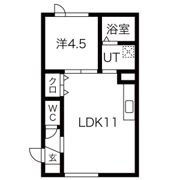 クレードル山鼻の間取り画像