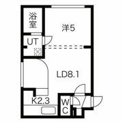 カレラ北大前の間取り画像