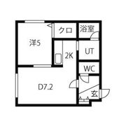 ブランノワール東区役所の間取り画像