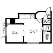 エアフォルグ北大IIの間取り画像