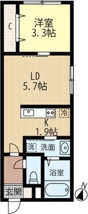 Le train bleuの間取り画像