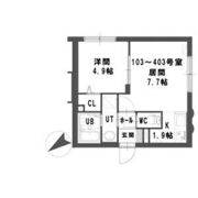 グランメール中の島の間取り画像