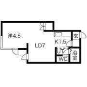 トキメック円山並木通Iの間取り画像