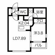 ノースピーク水車町の間取り画像