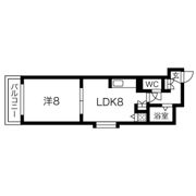 メープル南18条の間取り画像