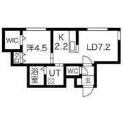 アウラ サッポロの間取り画像