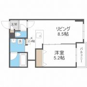 cacao円山の間取り画像