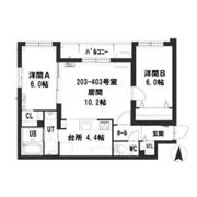 グランメールVilla9.16の間取り画像