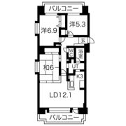 サンタの館裏参道の間取り画像