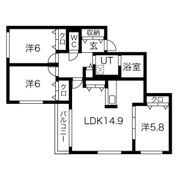 ZABO HILLS MINAMIMARUYAMAの間取り画像