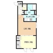 ツインズ南8条六番館の間取り画像