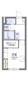 レオパレス越前谷の間取り画像