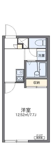 レオパレスグラッツェの間取り画像