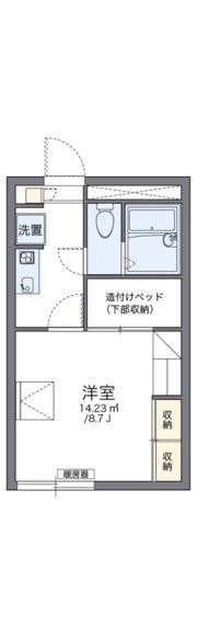レオパレスライブリーIIの間取り画像