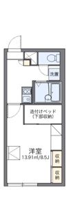 レオパレスアビテの間取り画像