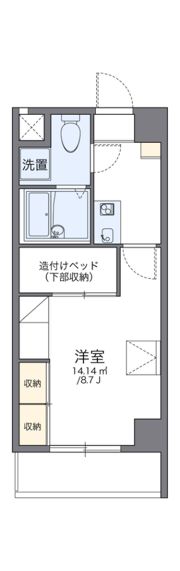 レオパレスさくら中央の間取り画像