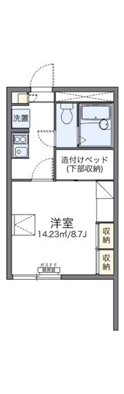レオパレス有信の間取り画像
