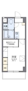 レオパレスさくら中央の間取り画像