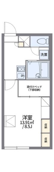 レオパレスあしがらの間取り画像