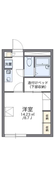 レオパレス花園IIIの間取り画像