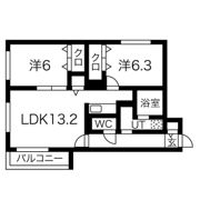 RainbowRoad南円山の間取り画像