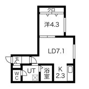 HAL元町の間取り画像