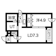 ディスティニーIIの間取り画像