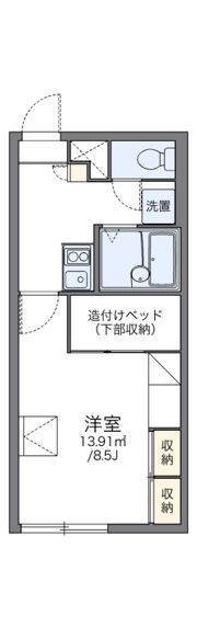 レオパレスFARM光Iの間取り画像