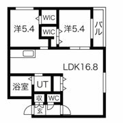 アイル山鼻の間取り画像