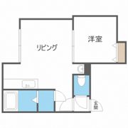 デュークYK平岸の間取り画像