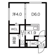 Casa Bianca札幌駅西口の間取り画像