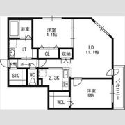 アルファスクエア北12西3の間取り画像
