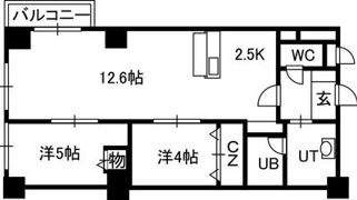 PRIME URBAN北3条通の間取り画像