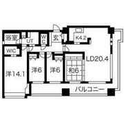 S-FORT中島公園の間取り画像