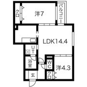 CASA MIYANOMORIの間取り画像
