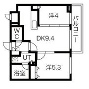 ラ・クラッセ札幌リードスクエアの間取り画像