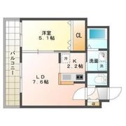 セブンスコートN14の間取り画像