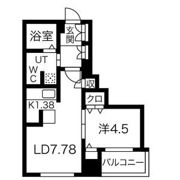 REGALO菊水二条の間取り画像