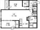 アルファスクエア北12西3の間取り画像