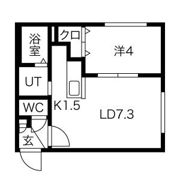 ラフィーネ静修学園前の間取り画像
