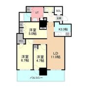 ザ・札幌タワーズ ウエストタワーの間取り画像