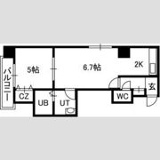 Azzurri Garden山鼻の間取り画像