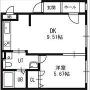 PRESENCE発寒南2の間取り画像