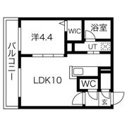 グランカルム円山公園の間取り画像