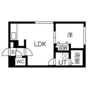 ラフィーネ学園前の間取り画像