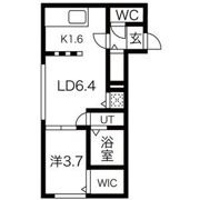 fleurir発寒南の間取り画像